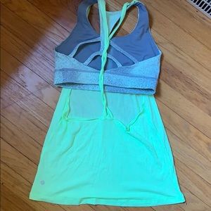 LULULEMON “TWIST AND TOIL TANK” size 8